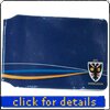 Oyster Card Holder - Navy wavy & Crest