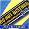 DO NOT DISTURB - Door Plaque