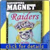 Fleydon's Flag Fridge Magnet - Raiders