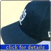 New Era Adult black peaked cap