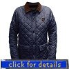 Oakmore - Navy Jacket with Cord Collar